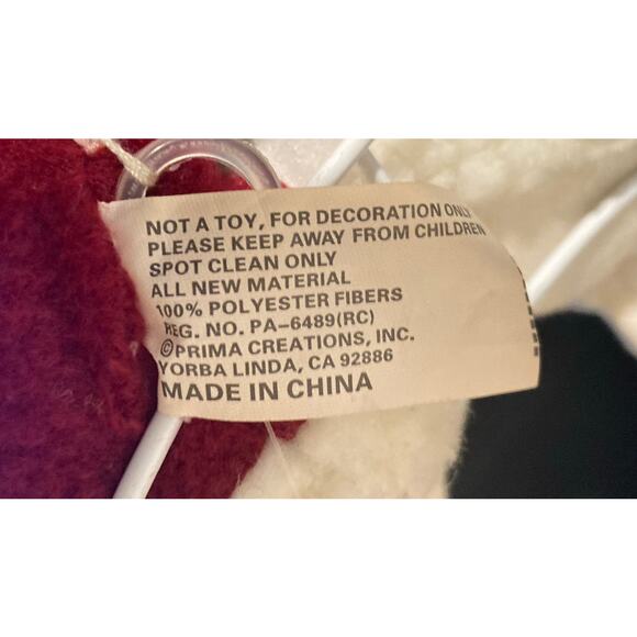 Adorable Christmas Santa and Snowman Wreath 15" Wide - Plush Crochet Like - Picture 6 of 7